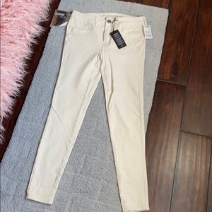 Cream colored denims